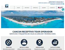 Tablet Screenshot of cancunreceptivo.com